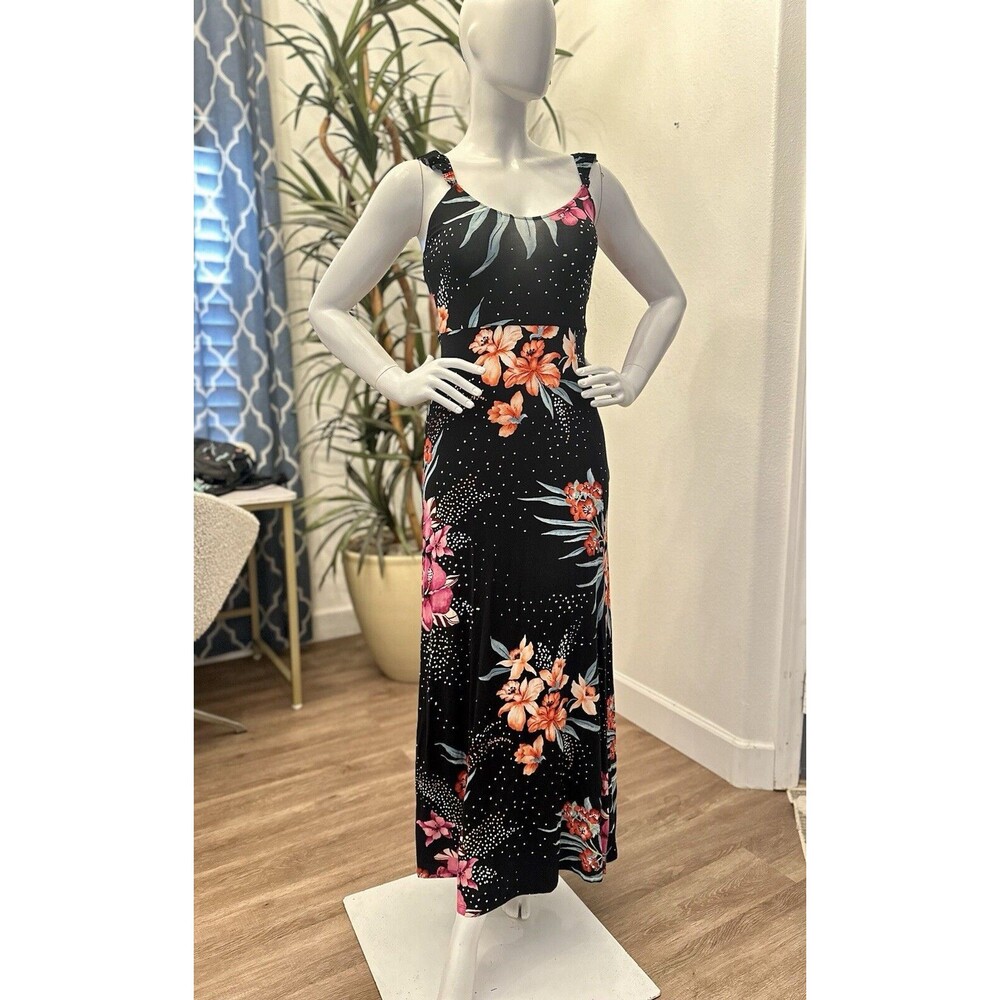 NWT Forever 21 Women Maxi Dress Thigh High Slit Size M/L 6/8 Spaghetti Strap NEW